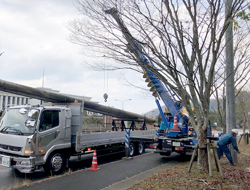 建柱工事